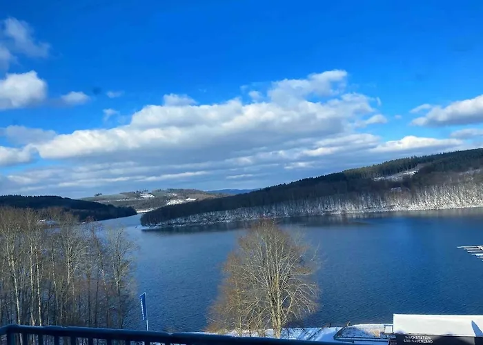 #4 Ommi Kese Pirat Sauna Balkon Seeblick Olpe bei Meschede