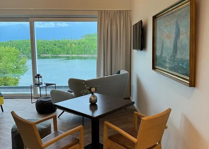 #4 Ommi Kese Pirat Sauna Balkon Seeblick * Olpe bei Meschede