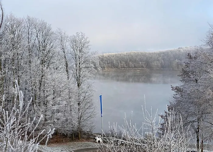 #4 Ommi Kese Pirat Sauna Balkon Seeblick شقة Olpe bei Meschede