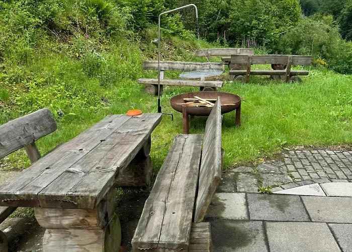 #4 Ommi Kese Pirat Sauna Balkon Seeblick Olpe bei Meschede